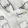 Alimos Organic Bamboo and Cotton Muslin Cloths - Soft and