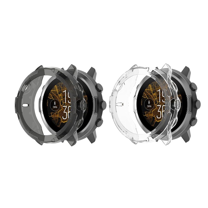 Feysentoe Pack of 2 TPU Cases Compatible with Suunto 7