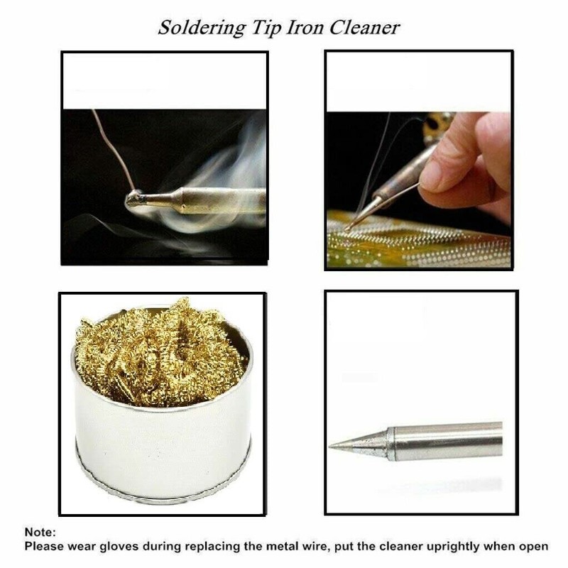 Mr. Gadget Solutions Soldering Tip Cleaner Cleaning Ball Brass and
