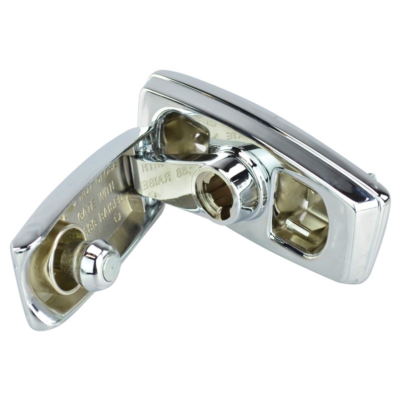 TRQ Rear Outside Window Crank Tailgate Tail Gate Handle Compatible