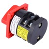Changeover Switch 20A 380V~4KW HZ5-20/4 L02 6 Terminals Rotary Changeover