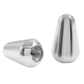 Jiozermi 2 Pcs Black Guitar Plastic 5 Ways Switch Tips，Pickup Selector Switch Caps Pickup Switch Knobs for USA Fender Strat Tele