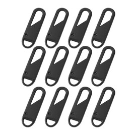 12 x Removable Metal Zip for Replacement & Repair, Compatible with Suitcases, Bags, Clothes & Luggage