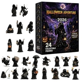 Calendario Cuenta Regresiva Halloween Con Figura Recuerdo Coleccionable