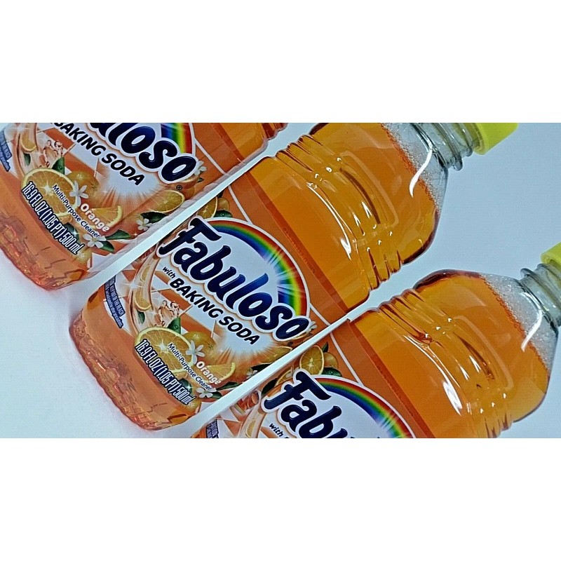 Fabuloso 3 Bottles x Fabuloso ORANGE w/ BAKING SODA All