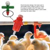 QANYEGN 100Pcs Poultry Screw Style Nippler Waterer, Chicken Nippler Drinker