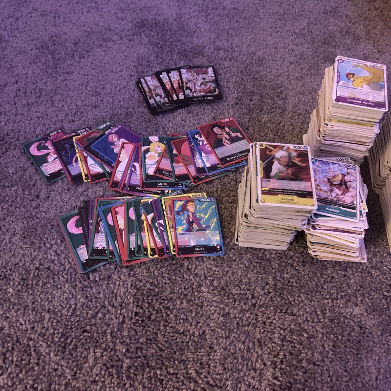 One Piece tcg Card Game 200 Card Collection Mixed Lot