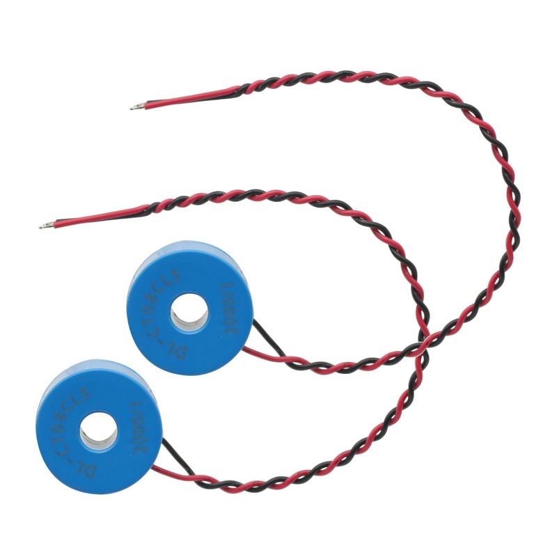 2Pcs Micro Current Transformer 0~120A DL-CT08CL5-20A/10mA 2000/1