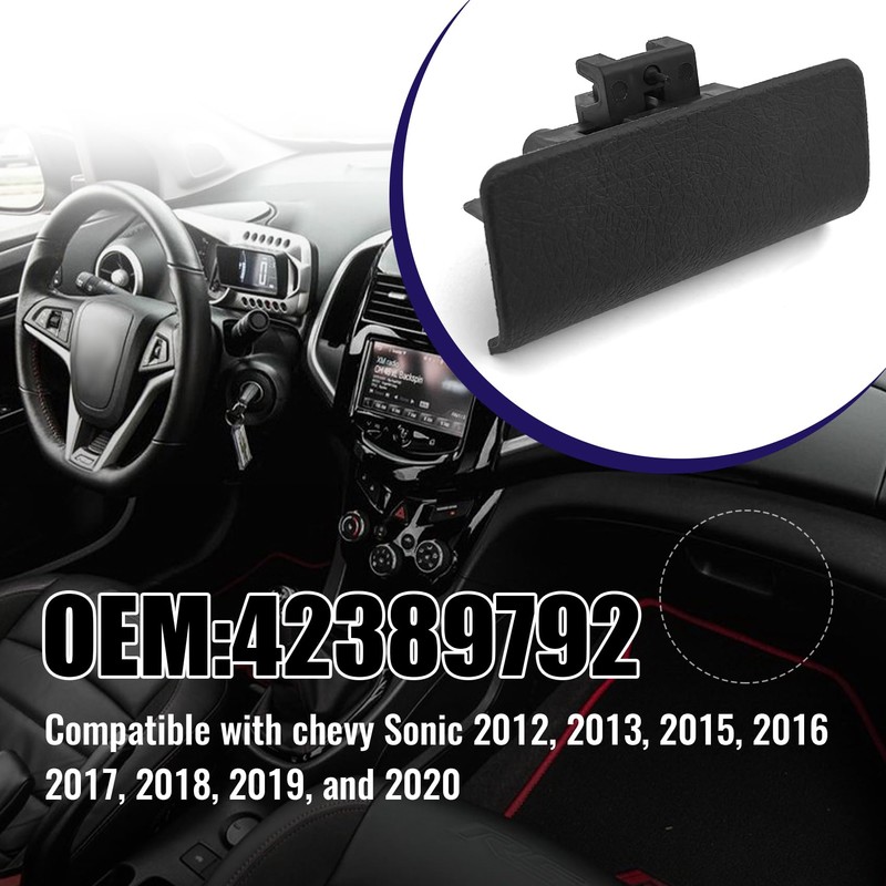 ZOKYUYS Passenger Front Glove Box Handle Latch, Compatible with Chevy