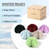 SUNBORRY Womens Fluffy Ear Muffs Earmuffs for Winter, Adjustable, Foldable