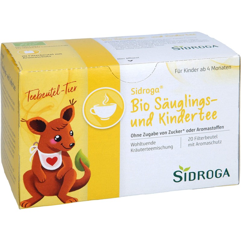 SIDROGA Organic Infant and Children's Tea Filter Bags Pack of