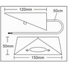 Trango Cook 6739-42N Kitchen Under-Unit Light with 4x 4.8 Watt