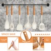 Large Silicone Kitchen Utensils Set, 6 PCS Nonstick Cooking Utensils