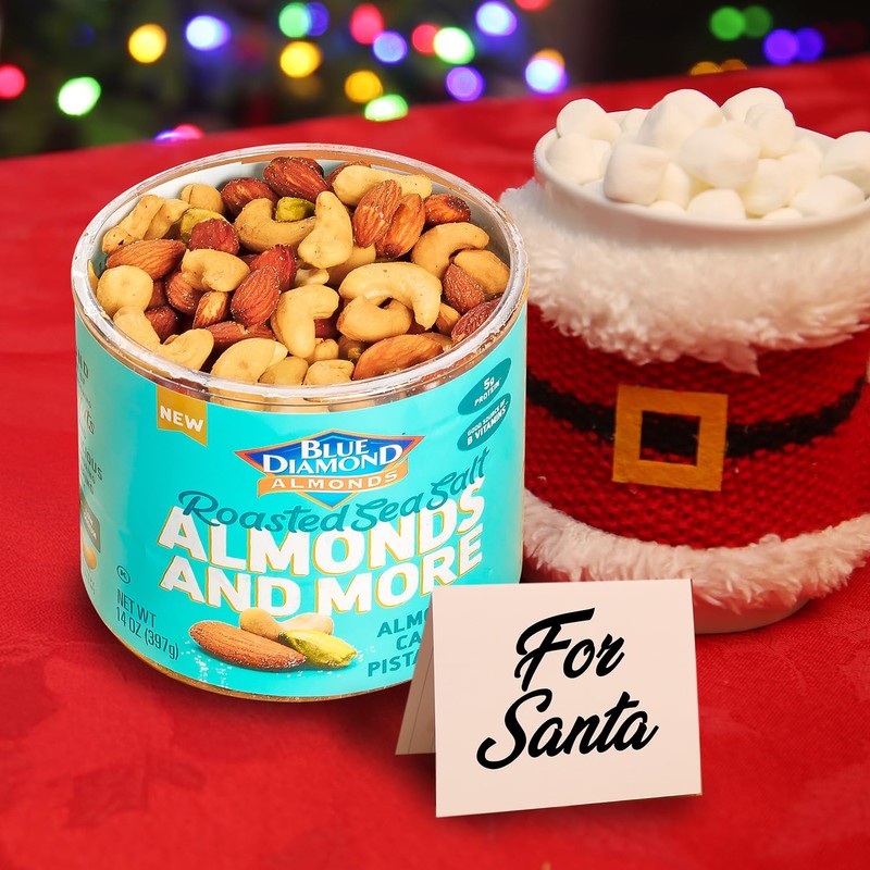 Blue Diamond Almonds, Mixed Nuts Smokehouse Flavored Deluxe Snack Nuts,