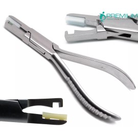PREMIUM INSTRUMENTS Pad Adjusting Pliers 6" Optical Nylon End Eye Glasses Repairing Instruments