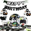 Video Game Party Supplies,140pcs Gaming Party Decorations & Tableware Set