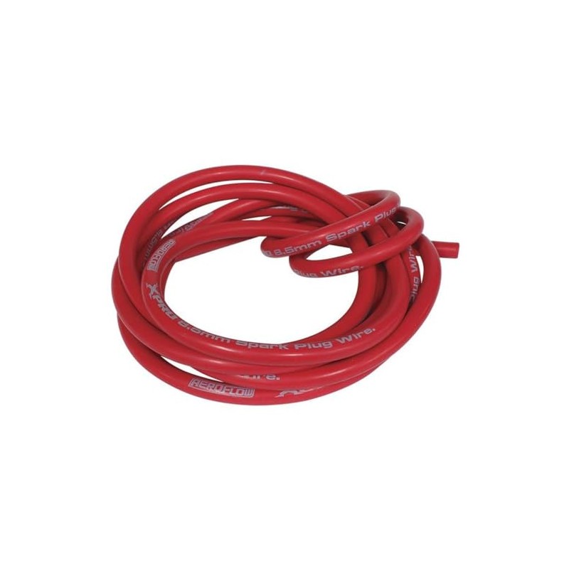 Aeroflow Ignition Wire 1 Metre Red Spiral Core Wire 1M