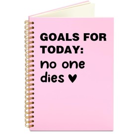 FOKCBOCM Leader gifts for Women Funny, Thank You Appreciation Gift for Leader Boss, Funny Sarcastic Gifts for Women Men Leader Boss Team, Leader Birthday Gag Gifts office Spiral Notebooks-DFB05