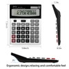 Desk Calculator 12 Digit Extra Large LCD Display, Touch Comfortable
