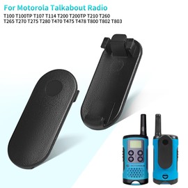 5-Pack PMLN7438AR Belt Clip for Motorola Talkabout Radio T100 T100TP T107 T114 T200 T200TP T210 T260 T265 T270 T275 T280 T470 T475 T478 T800 T802 T803 Walkie-Talkie Clip