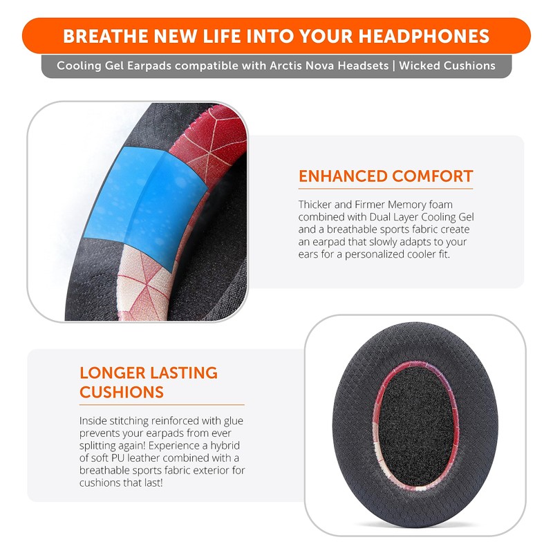 WC Freeze for Arctis Nova - Hybrid Fabric Cooling Gel