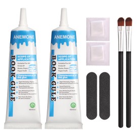 2 PCS Strong Clear Book Binding Glue for Binding, Repair, Envelopes, Postcards, Paper Craft Greeting Cards, Invitations and Crafts DIY