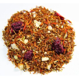 Nelson's Tea - Cherry Almond - Rooibos Loose Leaf Tea - Green Rooibos, Red Rooibos, Chopped Almonds, and Safflower - 2 oz.