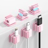 GolBinBox Cable Clips, Glow in the Dark Cable Holders, 6