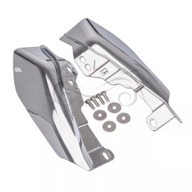 Unbranded Chrome Mid-Frame Air Deflector Fit For Harley Touring Electra Street Glide Trike