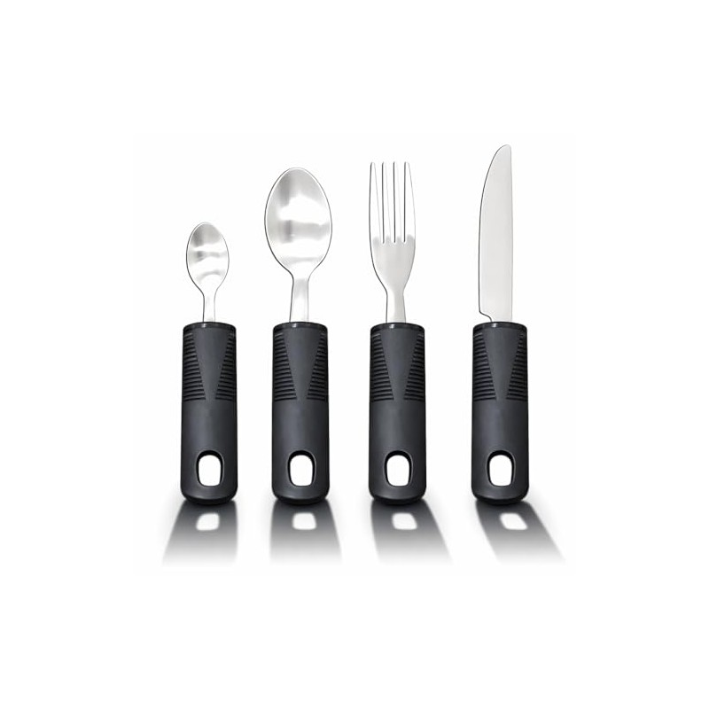 Disability Aids Easy Grip Eating Utensils Set of 4 –