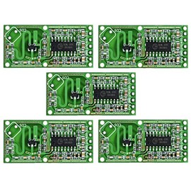HiLetgo 5pcs RCWL-0516 RCWL 0516 Microwave Radar Sensor Human Sensor Body Sensor Module Induction Switch Module Output 3.3V