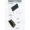 LASIEM Men's Short Long Wallet, Medium Wallet, Compact, Genuine Leather,