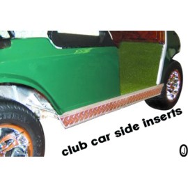 j&o carts parts Products Club Car DS Golf Cart Rocker Insert Panel set  Aluminum Diamond Plate 1982 up