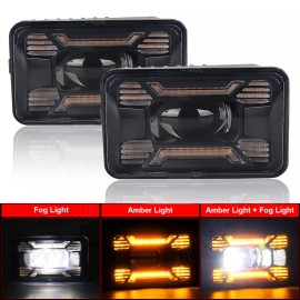CHUSYYRAY DOT LED Fog Lights Assembly with DRL For Ford F150 2015 2016 2017 2018 2019 2020