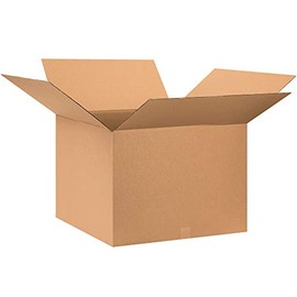 Aviditi Corrugated Cardboard Shipping and Mailing Boxes, 28" L x 28" W x 20" H, Brown/Kraft, Easy-to-Assemble, Great for Small Businesses (Pack of 10)