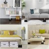 MYMULIKE Bed Risers 4 Inch Heavy Duty, Oversized Furnitures Risers