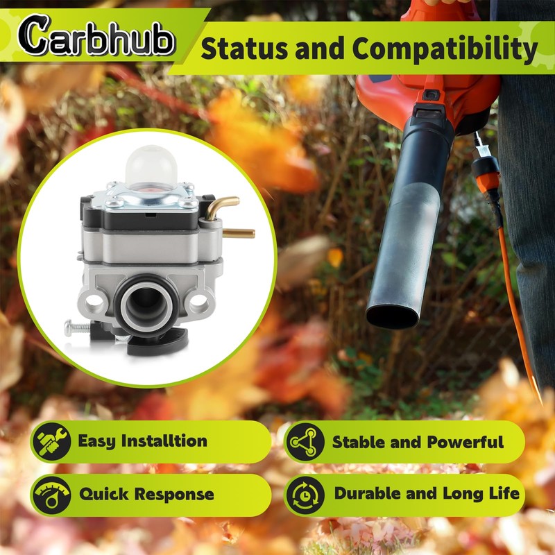 Carbhub TB4BP Carburetor for Troy-Bilt TB4BP TBP6160 TB4BPEC Backpack Blower