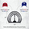 Brim Bender (4-Pack) - Perfect Hat Curving Band, Steaming Optional