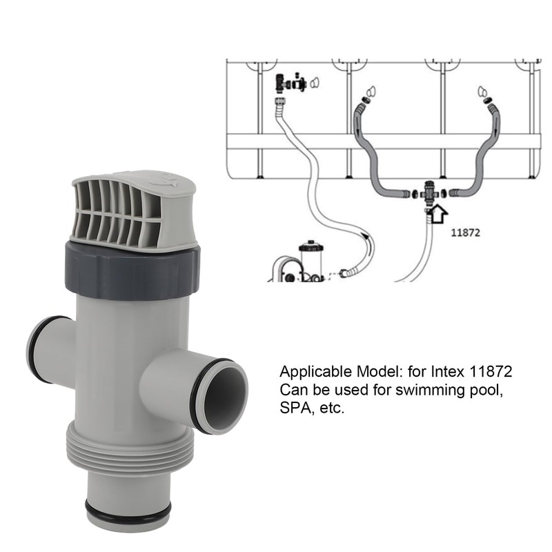 Dual Split Hose Plunger Valve, Coleman Pool Replacement Parts, Dual