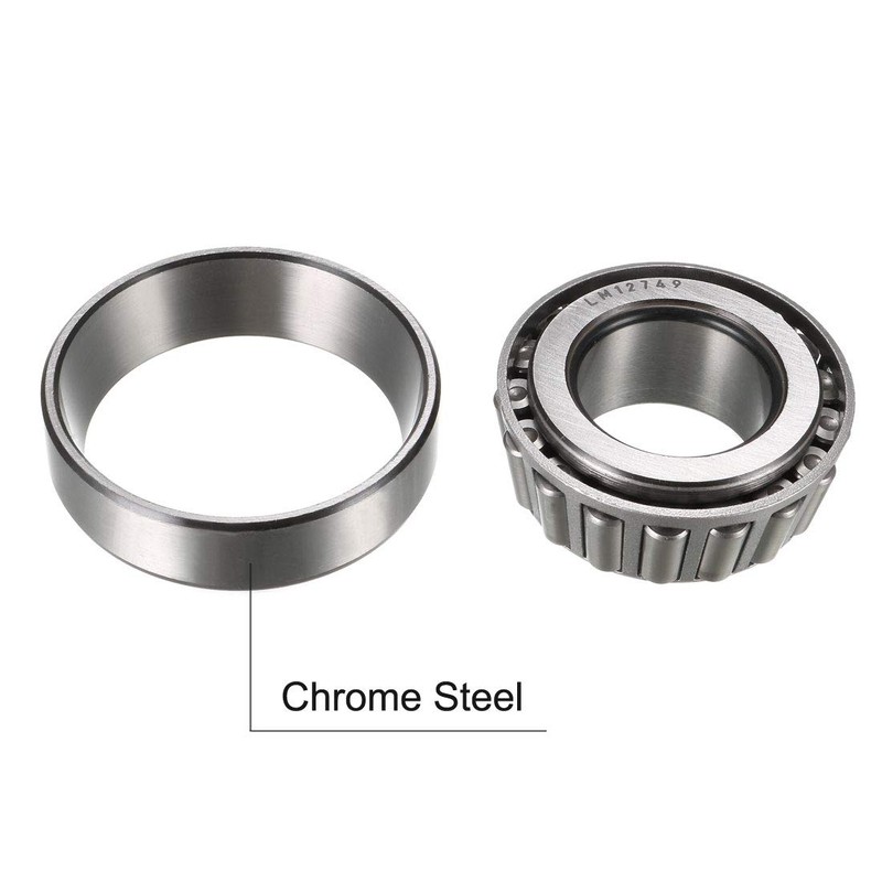 uxcell LM12749/LM12710 Tapered Roller Bearing Cone and Cup Set 0.8656"