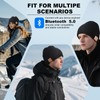Rotibox Wireless Bluetooth Beanie Hat with Headphone Headset Music Audio