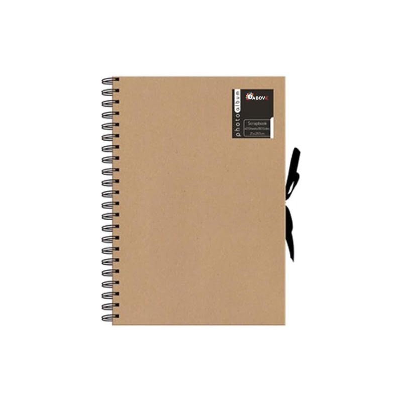 A4 Kraft Ribbon Fastener Scrapbooking Album Photos Wiro Bound Display