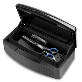 Nail Art Tool Tray,Plastic Nail Art Tool Tray,Tweezers,Hair Salon,Spa & Cutter Manicure Equipment,Nail Art Tool(Black)