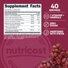 Nutricost Electrolytes Complex, Grape Flavored, 40 Stickpacks - Advanced Hydration