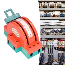 100A 2 Pole Double Throw Knife Switch Electrical Disconnect Knife Switch for Home Appliances Knife Switches