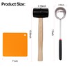 Coconut Opener Tool Set, Food Grade Stainless Steel Coco Opener