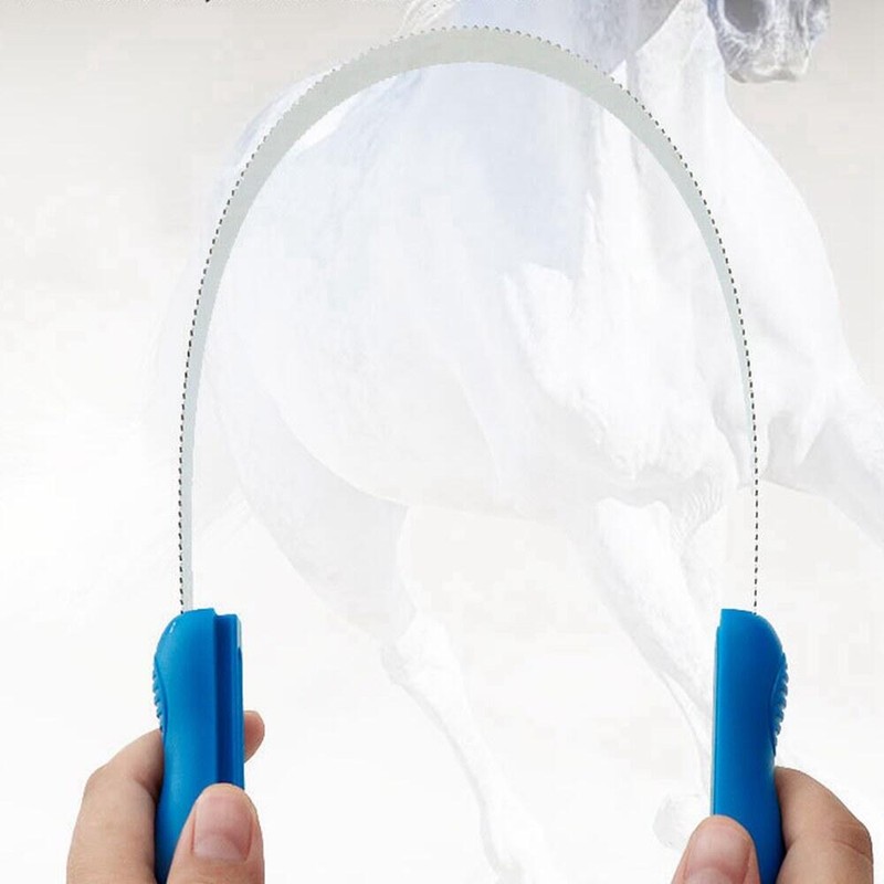 헤어빗 말빗 브러시 제거기 종에 [Double Loop] Hair Comb Hair