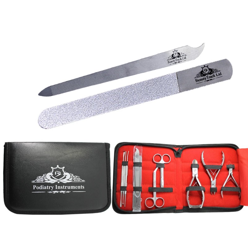Kit profesional de limas de uñas para cortador de uñas