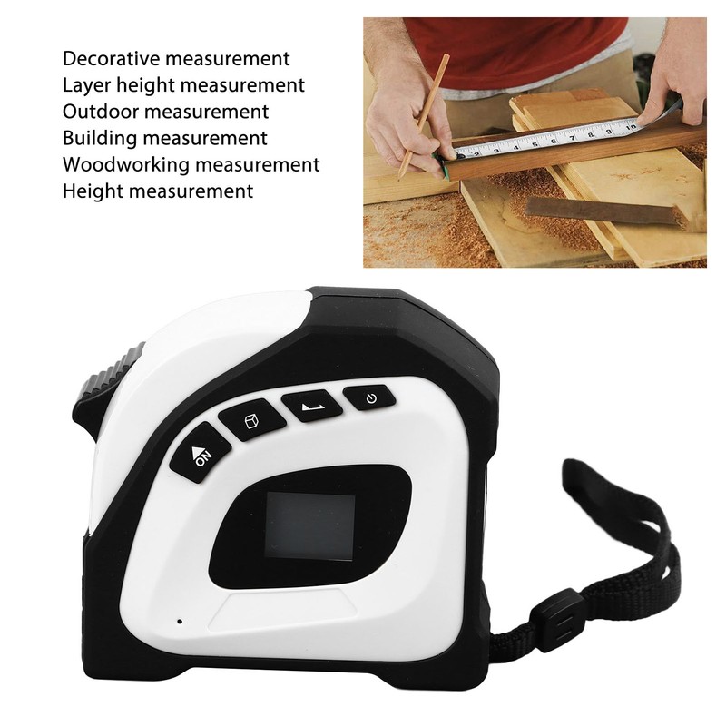 3 in 1 Digital Laser Tape Measure Precise Infrared Laser