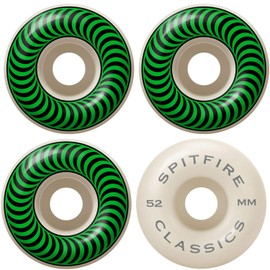 Spitfire Unisex's Formula-Four Classic Wheels, White, 52 mm
